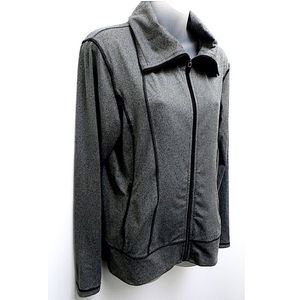 EDDIE BAUER Women’s Grey Long Sleeve Full Zip Jacket Size Large
